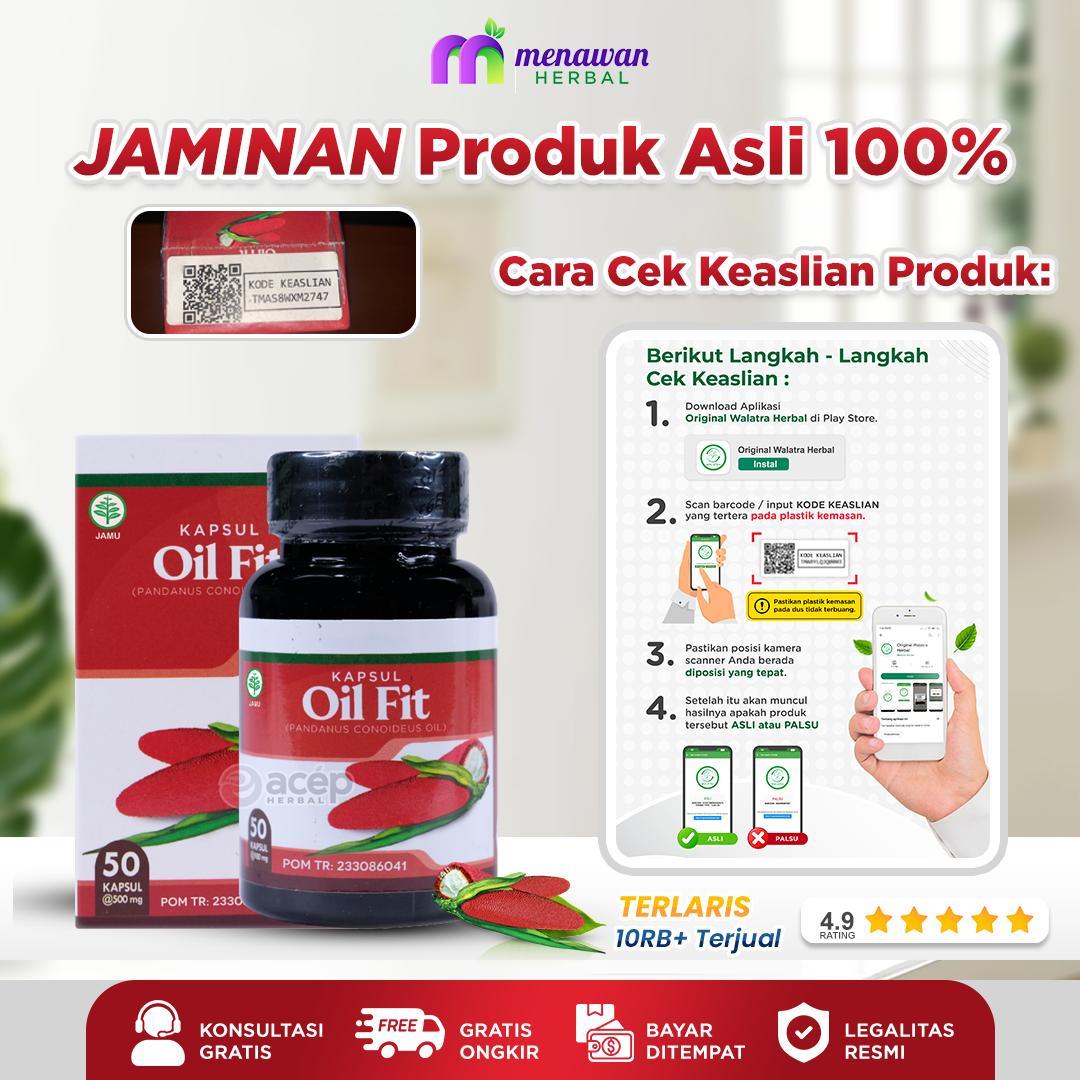 Kapsul Oil Fit Minyak Buah Merah Papua Asli Multikhasiat Herbal Turunkan Kolesterol Tekanan Darah Tinggi Gangguan Mata Sudah BPOM & Halal MUI 4